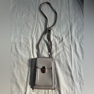 Stylish Gray Crossbody Bag